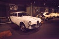 White 1958 Alfa Romeo Guilietta Sprint Veloce Royalty Free Stock Photo